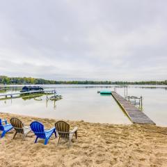 Lakefront Burlington Vacation Rental Dock and Beach