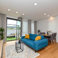 Luxury apartment with private garden