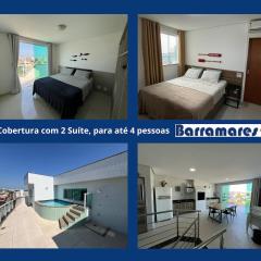 2 Suítes, até 4 pessoas, Piscina e Churrasqueira - Praia do Forte!