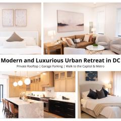 NEW! LUX 4BR + Rooftop | Parking | Metro