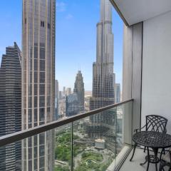 GRANDE SIGNATURE RESIDENCES - Luxury 2BR with Full Burj Khalifa Views