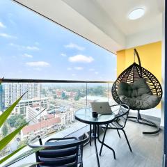 celestial three bedroom apartment with swimming pool fully equipped gym ample parking space children playing ground and a relaxing rooftop with amazing scenic views