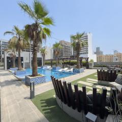 Vogue One Bedroom Apartment at Chaimaa Avenue JVC with Balcony, Pool and Gym Access, Near Park and Circle Mall