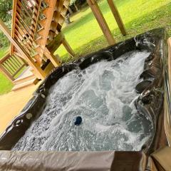 Wooded Retreat with game area and hot tub