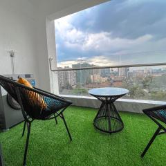 classy executive three bedroom apartment with swimming pool, fully equipped gym ample parking space children playing ground and amazing scenic views