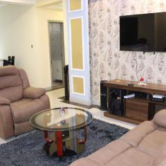 The comfort executive loft three bedroom apartment with amazing breathtaking city views , swimming pool ,gym ,private ample parking space with designated child playground area