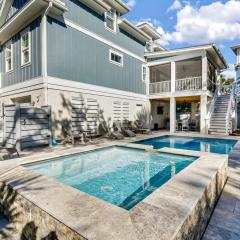 7 Bed 6 and one half bath with private pool spa & private beach access