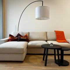 Elegant Prague Flat with Balcony, Workspace, Garage