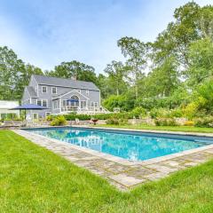 Pool, Sunroom and Gardens Luxe Sandy Hook Home!