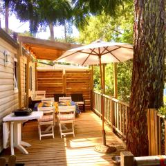 mobil home au Cap Ferret, situé au camping 4 étoiles Siblu les Embruns à Claouey