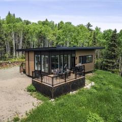 Chalet moderne dans les montagnes de Charlevoix