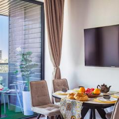 Tashkent Skyline 1BR & Balcony