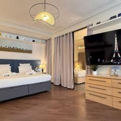 Eiffel-Tower, Deluxe Suite Passy - 6 people