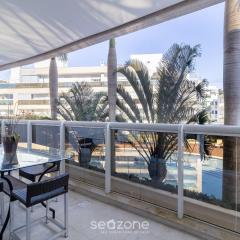 Apto c/ Churrasqueira em Cond. c/ Piscina BRI0102