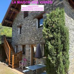 MAISON DES VIGNES- TROQUAÏROU et BECCA MOTTA