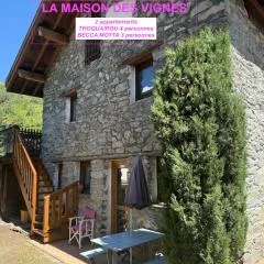 MAISON DES VIGNES- TROQUAÏROU et BECCA MOTTA