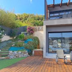 Duplex neuf T3 terrasse et jardin proche plages