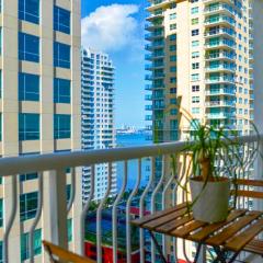 Comfortable Brickell Studio - City View & Free Parking