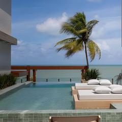 Flat pé na areia c/vista 406B Branco Haus -MyFlats