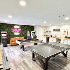 Dallas Family Fun Haus with Pool and Massive Game Room