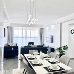 luxurious three bedroom apartment with heated swimming pool fully equipped gym ample parking space and relaxing rooftop with amazing city views