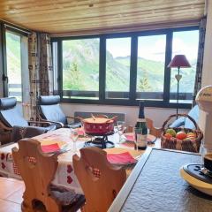 Le Balcon du Soleil, Vue panoramique & ski aux pieds, quartier Dromonts