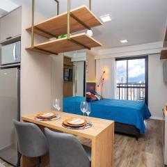 Studio Novo com Piscina, academia e vaga a parte