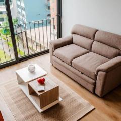 Bright 1BR with Gym and Chill Terrace