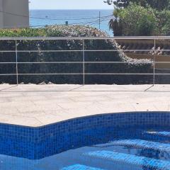 Villa MAR 50 metros playa piscina BBQ