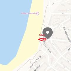 Sauna commun et Chambre privée à 50 m de la plage- Parking privé, salle de bain et cuisine commune