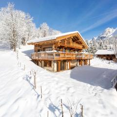 Chalet luxueux 5★, 15 pers, à 300 m des pistes, piscine intérieure, sauna, animaux admis - FR-1-304-300