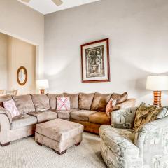 Dog-friendly condo on the golf course with ocean view, pools, gym & beach access