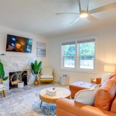 Private Hot Tub and Fenced Yard Sleek Gulfport Home