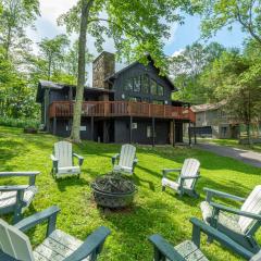 6 Br Cabin Hot Tub Fire Pit Min to Hatley Pointe