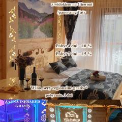 Villa Fortuna - Regionalne apartamenty & SPA - Sauna, Grill, Jacuzzi z widokiem na Tatry