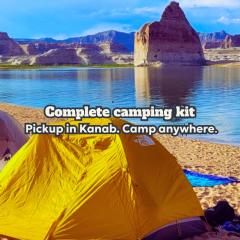 Campkit - Complete Camping Kit, Pickup in Kanab