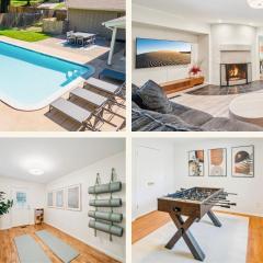 Heart of Tulsa, game room, fireplace, Sleeps 8