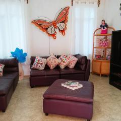 Villa with garden jacuzzi trampoline