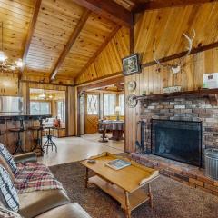 Idle Ours Cabin ~ Rustic and Cozy Cabin with Fireplace & Private BBQ - Walk to Big Bear Lake
