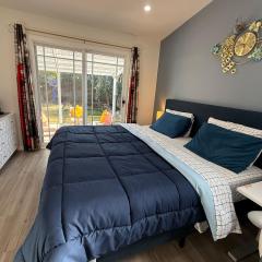 Private Master Suite with workplace, & OutdoorSitting