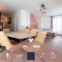 Disneyland-Paris, 12 pers, 2 parkings, Wifi