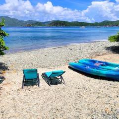 Long Bay Beach Villa - Beachfront Luxury Villa w Private Pool, Solar & Battery Backup