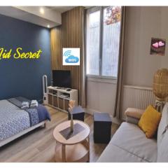 Le Nid Secret 5 Minutes a pied de la plage avec place Parking privée