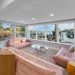 Pink Pony Villa - Waterfront Escape with Pool & Themed Rooms