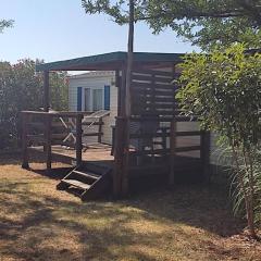 Mobil-home avec terrasse à Anduze - 3 chambres pour 6 personnes - API-1-52-471