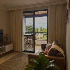 Apê com vista para o mar e clima animado