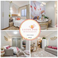 LotusPod 1BR Penthouse at Cebu Park Residences - FREE Parking, Near Ayala, IT Park, IEC Convention