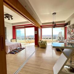 Terrace & View of Casablanca Port