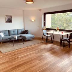 Helles Apartment Bergblick Nähe Messe Frankfurt