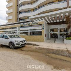 Aptos completos em em prédio com piscina a 400m da praia - PZO